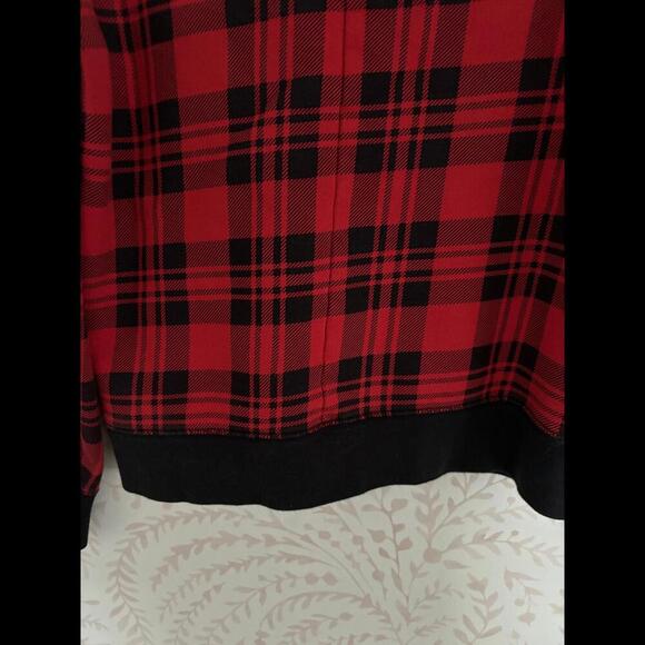 EUC Kate Spade Saturday Red Plaid Sweater - XS - Picture 4 of 4
